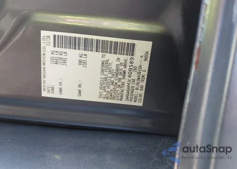 2018 Nissan Maxima 3.5 S from USA, damaged, VIN 1N4AA6AP4JC409589